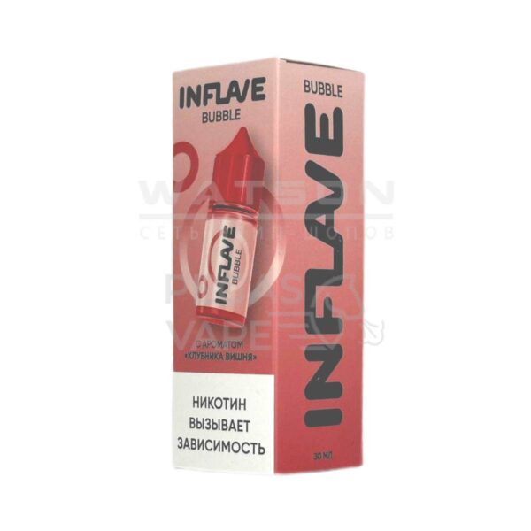 Жидкость INFLAVE BUBBLE (Клубника вишня) 30 мл 2% (20 мг/мл) Жидкость INFLAVE BUBBLE (Клубника вишня) 30 мл 2% (20 мг/мл)