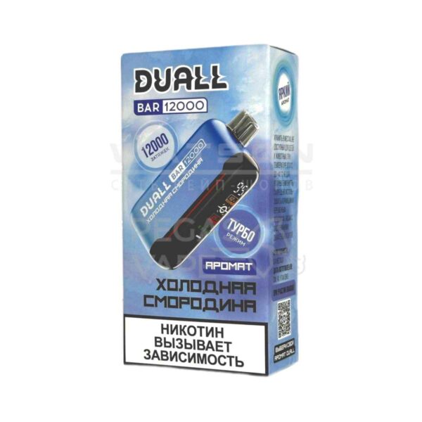 Электронная сигарета DUALL BAR 12000 (Холодная смородина) Электронная сигарета DUALL BAR 12000 (Холодная смородина)
