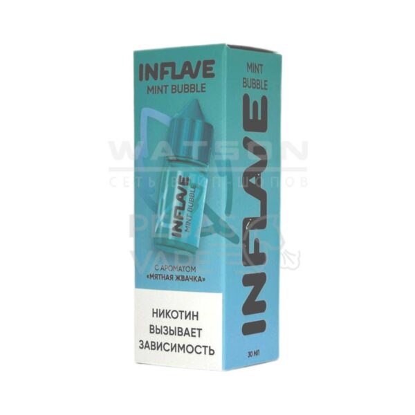 Жидкость INFLAVE BUBBLE (Мятная жвачка) 30 мл 2% (20 мг/мл) Жидкость INFLAVE BUBBLE (Мятная жвачка) 30 мл 2% (20 мг/мл)