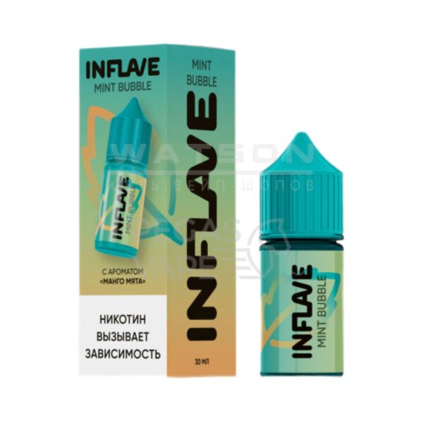 Жидкость INFLAVE BUBBLE (Манго мята) 30 мл 2% (20 мг/мл) Жидкость INFLAVE BUBBLE (Манго мята) 30 мл 2% (20 мг/мл)
