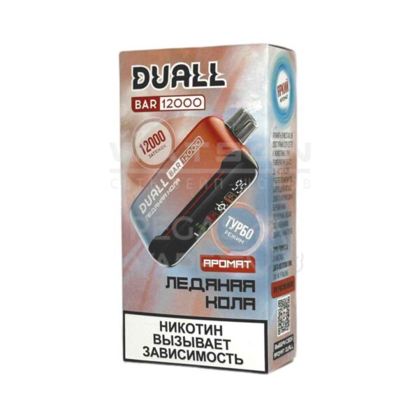 Электронная сигарета DUALL BAR 12000 (Ледяная кола) Электронная сигарета DUALL BAR 12000 (Ледяная кола)