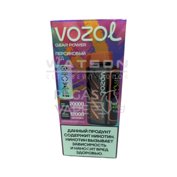 Электронная сигарета VOZOL GEAR POWER 20000 (Персиковый лед) Электронная сигарета VOZOL GEAR POWER 20000 (Персиковый лед)