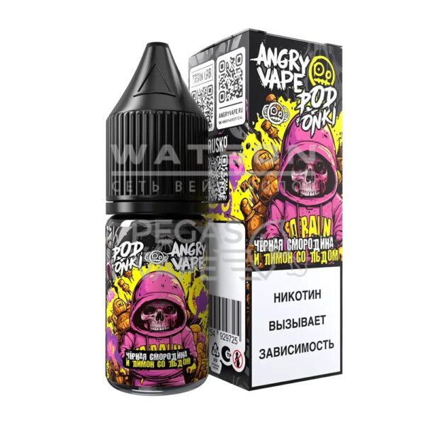 Жидкость ANGRY VAPE x PODONKI (Черная смородина Лимон) 10 мл 2% (20 мг/мл) Жидкость ANGRY VAPE x PODONKI (Черная смородина Лимон) 10 мл 2% (20 мг/мл)