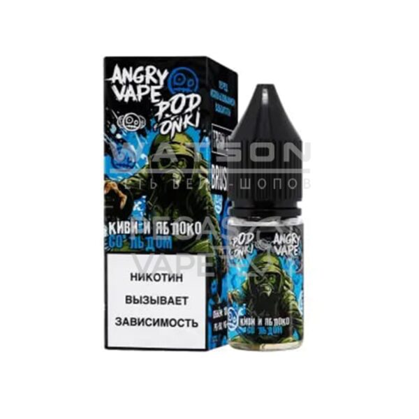 Жидкость ANGRY VAPE x PODONKI (Киви Яблоко Лед) 10 мл 2% (20 мг/мл) Жидкость ANGRY VAPE x PODONKI (Киви Яблоко Лед) 10 мл 2% (20 мг/мл)