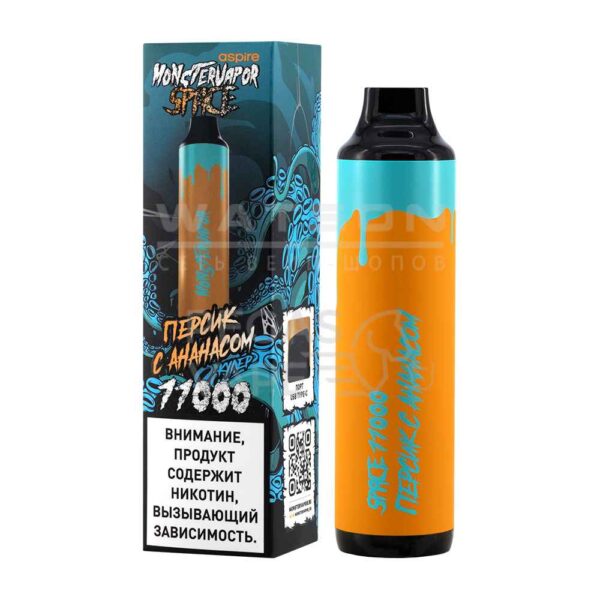 Электронная сигарета MONSTERVAPOR SPACE 11000 (Персик с ананасом) Электронная сигарета MONSTERVAPOR SPACE 11000 (Персик с ананасом)