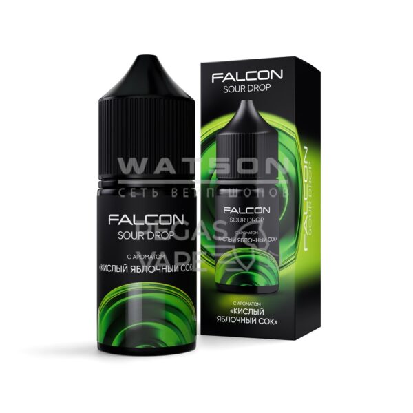 Жидкость FALCON SOUR DROP 30 мл (Кислый яблочный сок) 30 мл 2% (20 мг/мл) Жидкость FALCON SOUR DROP 30 мл (Кислый яблочный сок) 30 мл 2% (20 мг/мл)