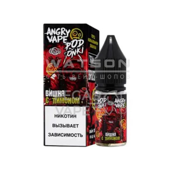 Жидкость ANGRY VAPE x PODONKI (Вишня Лимон) 10 мл 2% (20 мг/мл) Жидкость ANGRY VAPE x PODONKI (Вишня Лимон) 10 мл 2% (20 мг/мл)