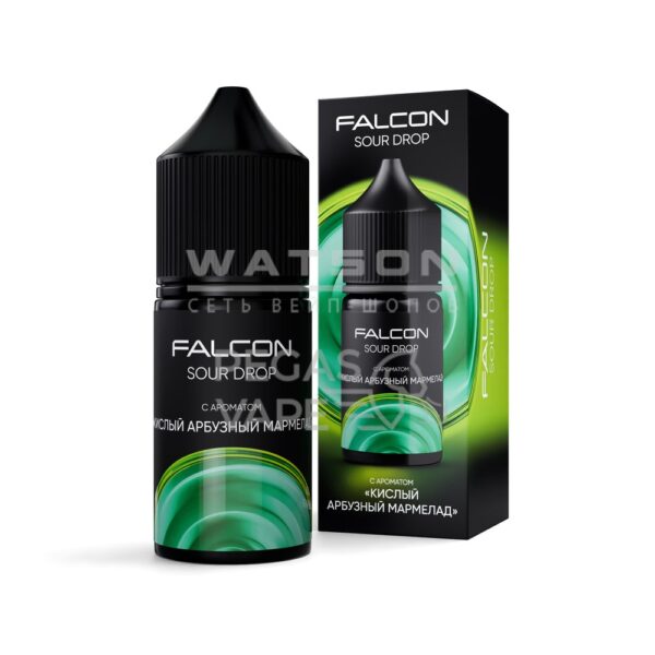 Жидкость FALCON SOUR DROP 30 мл (Кислый арбузный мармелад) 30 мл 2% (20 мг/мл) Жидкость FALCON SOUR DROP 30 мл (Кислый арбузный мармелад) 30 мл 2% (20 мг/мл)