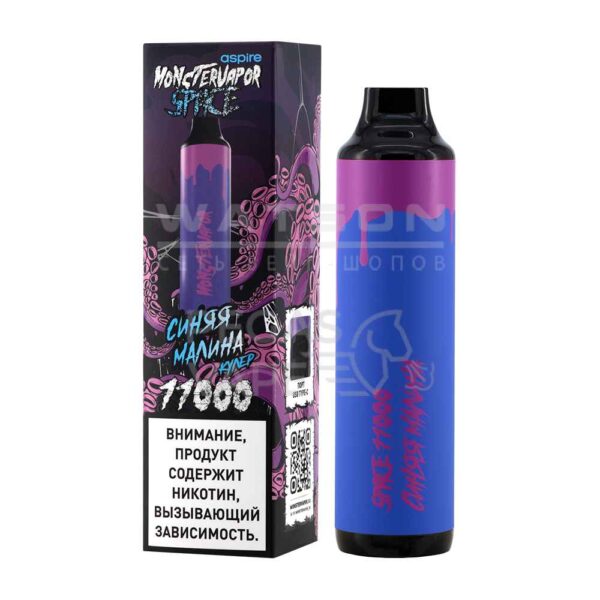 Электронная сигарета MONSTERVAPOR SPACE 11000 (Синяя малина) Электронная сигарета MONSTERVAPOR SPACE 11000 (Синяя малина)