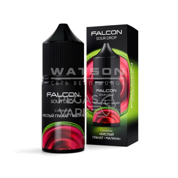 Жидкость FALCON SOUR DROP 30 мл (Кислый гранат - малина) 30 мл 2% (20 мг/мл) Жидкость FALCON SOUR DROP 30 мл (Кислый гранат - малина) 30 мл 2% (20 мг/мл)