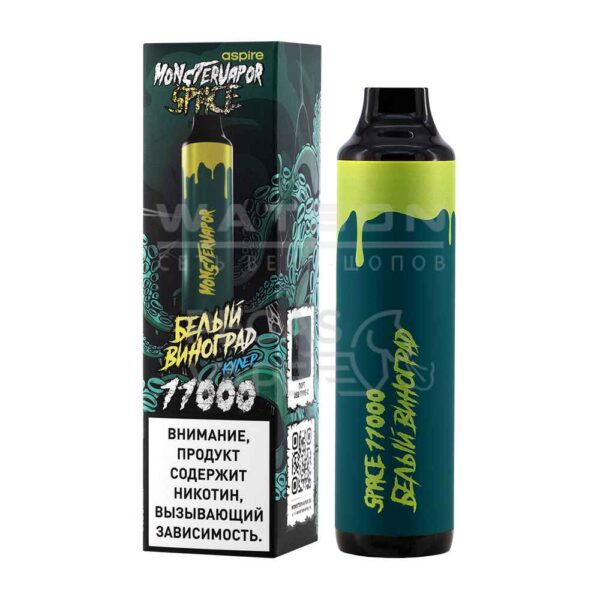 Электронная сигарета MONSTERVAPOR SPACE 11000 (Белый виноград) Электронная сигарета MONSTERVAPOR SPACE 11000 (Белый виноград)