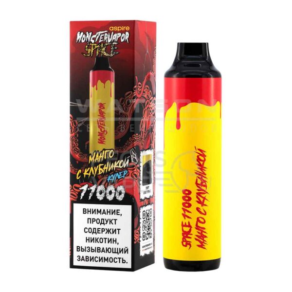 Электронная сигарета MONSTERVAPOR SPACE 11000 (Манго с клубникой) Электронная сигарета MONSTERVAPOR SPACE 11000 (Манго с клубникой)