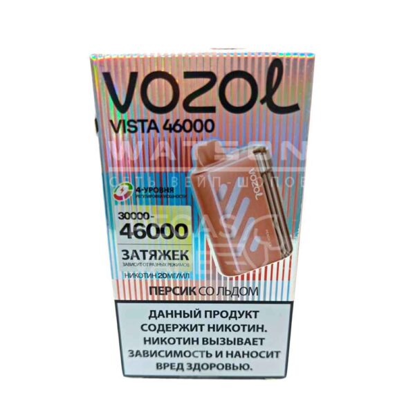 Электронная сигарета VOZOL VISTA 46000 (Персиковый лед) Электронная сигарета VOZOL VISTA 46000 (Персиковый лед)