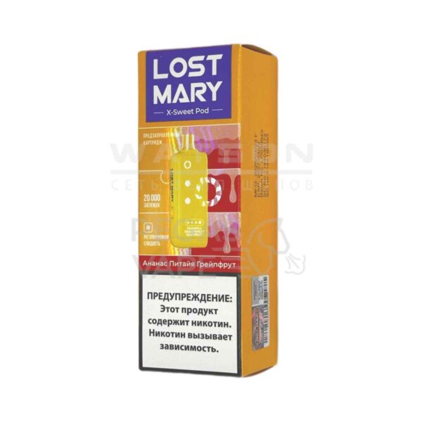 Картридж Lost Mary X-Link Sweet (Ананас драгонфрукт грейпфрут) Картридж Lost Mary X-Link Sweet (Ананас драгонфрукт грейпфрут)