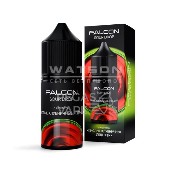 Жидкость FALCON SOUR DROP 30 мл (Кислые клубничные леденцы) 30 мл 2% (20 мг/мл) Жидкость FALCON SOUR DROP 30 мл (Кислые клубничные леденцы) 30 мл 2% (20 мг/мл)