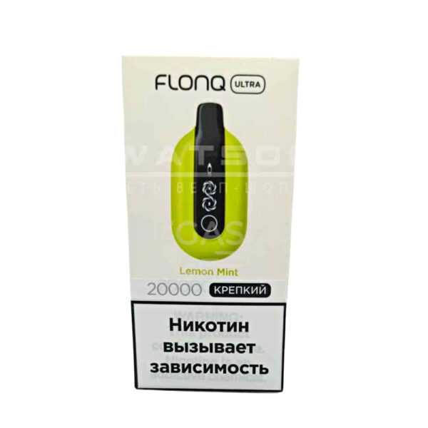 Электронная сигарета FLONQ ULTRA 20000 (Лимон мята) Электронная сигарета FLONQ ULTRA 20000 (Лимон мята)