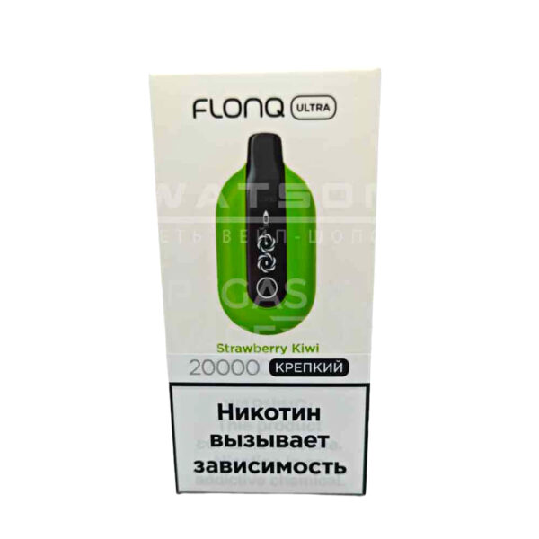 Электронная сигарета FLONQ ULTRA 20000 (Киви Клубника) Электронная сигарета FLONQ ULTRA 20000 (Киви Клубника)