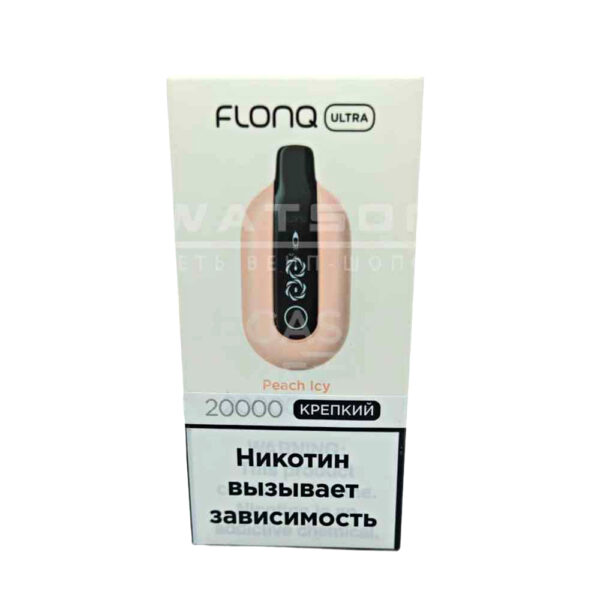Электронная сигарета FLONQ ULTRA 20000 (Персик) Электронная сигарета FLONQ ULTRA 20000 (Персик)