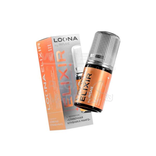 Жидкость LOONA ELIXIR by INFLAVE (Сливочная клубника манго) 30 мл 2% (20 мг/мл) Жидкость LOONA ELIXIR by INFLAVE (Сливочная клубника манго) 30 мл 2% (20 мг/мл)