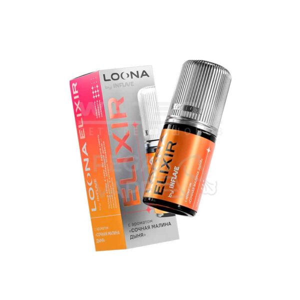Жидкость LOONA ELIXIR by INFLAVE (Сочная малина дыня) 30 мл 2% (20 мг/мл) Жидкость LOONA ELIXIR by INFLAVE (Сочная малина дыня) 30 мл 2% (20 мг/мл)