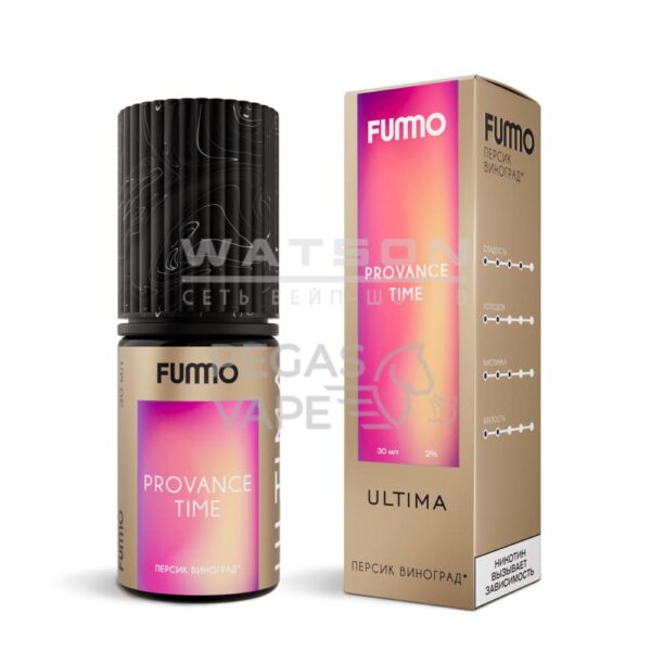 Жидкость FUMMO ULTIMA Персик виноград 30 мл 2% (20 мг/мл) Жидкость FUMMO ULTIMA Персик виноград 30 мл 2% (20 мг/мл)