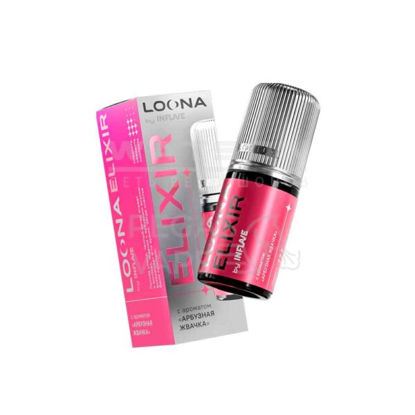 Жидкость LOONA ELIXIR by INFLAVE (Арбузная жвачка) 30 мл 2% (20 мг/мл) Жидкость LOONA ELIXIR by INFLAVE (Арбузная жвачка) 30 мл 2% (20 мг/мл)
