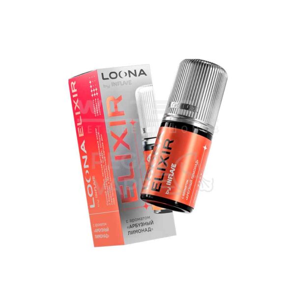 Жидкость LOONA ELIXIR by INFLAVE (Арбузный лимонад) 30 мл 2% (20 мг/мл) Жидкость LOONA ELIXIR by INFLAVE (Арбузный лимонад) 30 мл 2% (20 мг/мл)