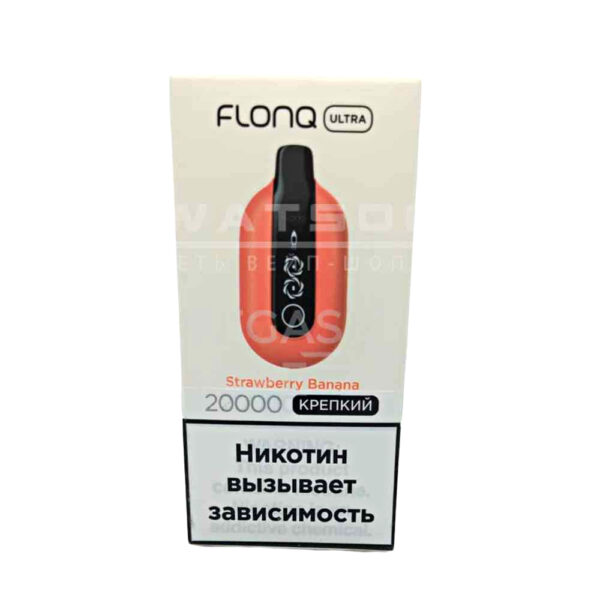 Электронная сигарета FLONQ ULTRA 20000 (Клубника Банан) Электронная сигарета FLONQ ULTRA 20000 (Клубника Банан)