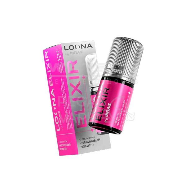 Жидкость LOONA ELIXIR by INFLAVE (Малиновый мохито) 30 мл 2% (20 мг/мл) Жидкость LOONA ELIXIR by INFLAVE (Малиновый мохито) 30 мл 2% (20 мг/мл)