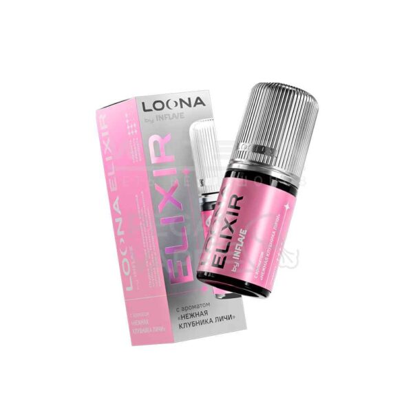 Жидкость LOONA ELIXIR by INFLAVE (Нежная клубника личи) 30 мл 2% (20 мг/мл) Жидкость LOONA ELIXIR by INFLAVE (Нежная клубника личи) 30 мл 2% (20 мг/мл)