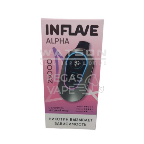 Электронная сигарета INFLAVE ALPHA 25000 (Ягодный микс) Электронная сигарета INFLAVE ALPHA 25000 (Ягодный микс)