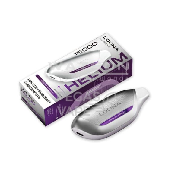 Электронная сигарета LOONA HELIUM 15000 (Мятная черника) Электронная сигарета LOONA HELIUM 15000 (Мятная черника)