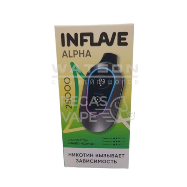 Электронная сигарета INFLAVE ALPHA 25000 (Манго Мохито) Электронная сигарета INFLAVE ALPHA 25000 (Манго Мохито)