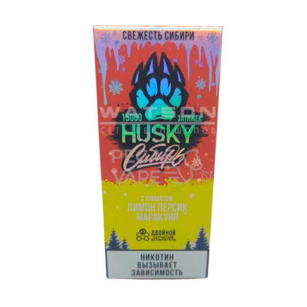 Электронная сигарета Husky Сибирь 15000 Strong Lemon peach passion fruit (Лимон, персик, маракуйя) Электронная сигарета Husky Сибирь 15000 Strong Lemon peach passion fruit (Лимон, персик, маракуйя)