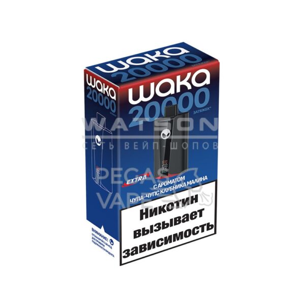 Электронная сигарета Waka PRO 20000 Extra (Чупа чупс клубника малина) Электронная сигарета Waka PRO 20000 Extra (Чупа чупс клубника малина)