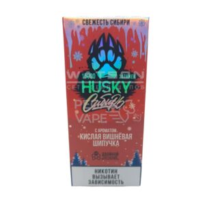 Электронная сигарета Husky Сибирь 15000 Strong Sour fizzy cherry  (Кислая вишневая шипучка)