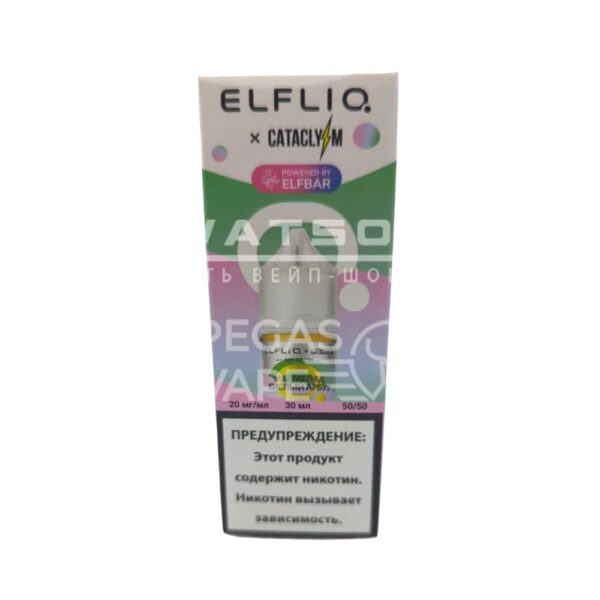 Жидкость ELFLIQ X CATACLYSM (Мармелад кислый арбуз) 30 мл 2% (20 мг/мл) Жидкость ELFLIQ X CATACLYSM (Мармелад кислый арбуз) 30 мл 2% (20 мг/мл)