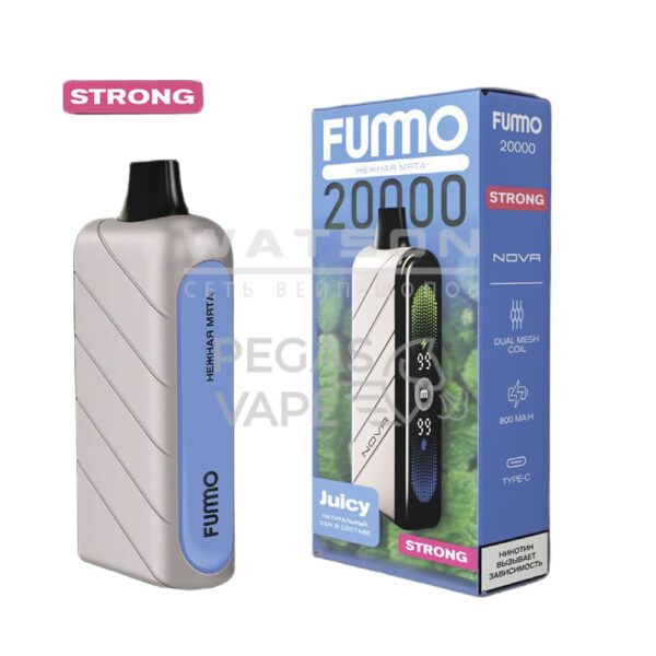 Электронная сигарета Fummo NOVA 20000 Strong (Нежная Мята)