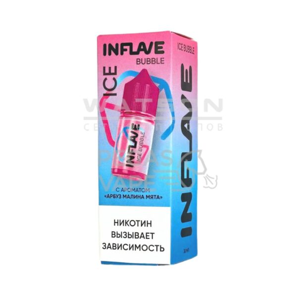Жидкость INFLAVE BUBBLE ICE (Холодный арбуз малина мята) 30 мл 2% (20 мг/мл) Жидкость INFLAVE BUBBLE ICE (Холодный арбуз малина мята) 30 мл 2% (20 мг/мл)