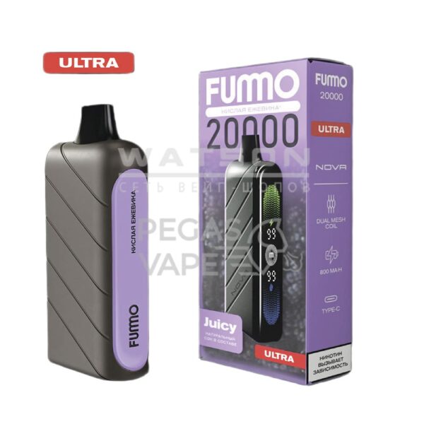 Электронная сигарета Fummo NOVA 20000 Ultra (Кислая Ежевика) Электронная сигарета Fummo NOVA 20000 Ultra (Кислая Ежевика)