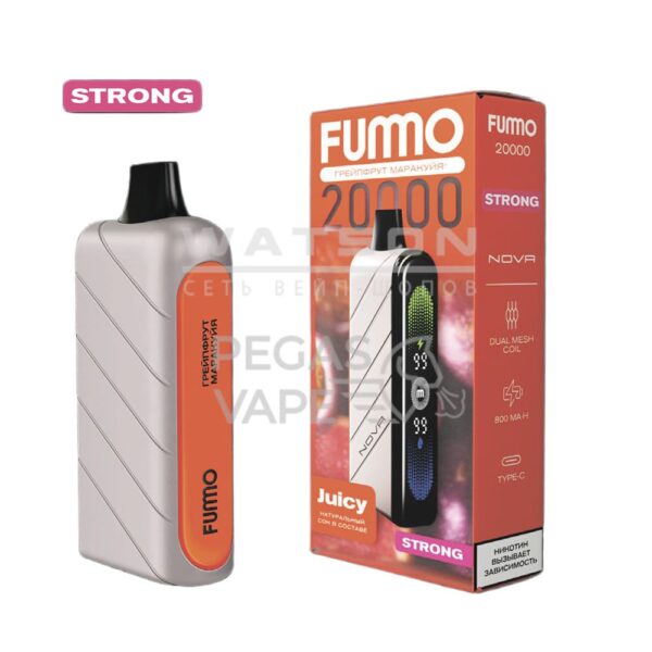 Электронная сигарета Fummo NOVA 20000 Strong (Грейпфрут Маракуйя) Электронная сигарета Fummo NOVA 20000 Strong (Грейпфрут Маракуйя)