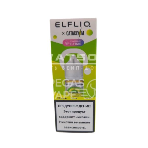 Жидкость ELFLIQ X CATACLYSM (Лимон лайм) 30 мл 2% (20 мг/мл) Жидкость ELFLIQ X CATACLYSM (Лимон лайм) 30 мл 2% (20 мг/мл)
