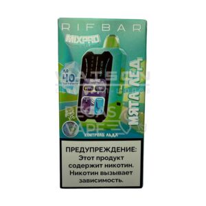 Электронная сигарета RIFBAR MIXPRO 40000 Mint ice (Мятный лёд)