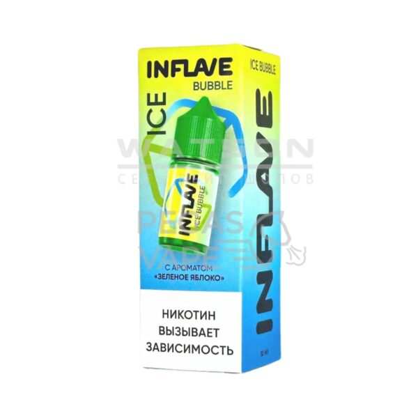Жидкость INFLAVE BUBBLE ICE (Холодное зеленое яблоко) 30 мл 2% (20 мг/мл) Жидкость INFLAVE BUBBLE ICE (Холодное зеленое яблоко) 30 мл 2% (20 мг/мл)