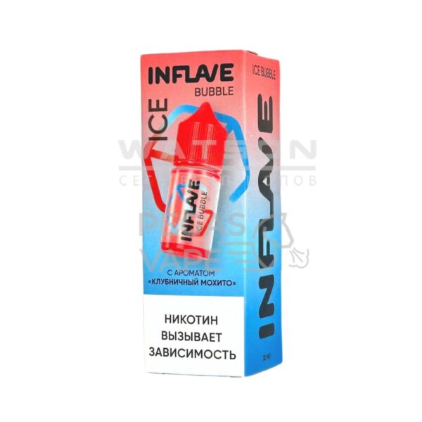 Жидкость INFLAVE BUBBLE ICE (Холодный клубничный мохито) 30 мл 2% (20 мг/мл) Жидкость INFLAVE BUBBLE ICE (Холодный клубничный мохито) 30 мл 2% (20 мг/мл)