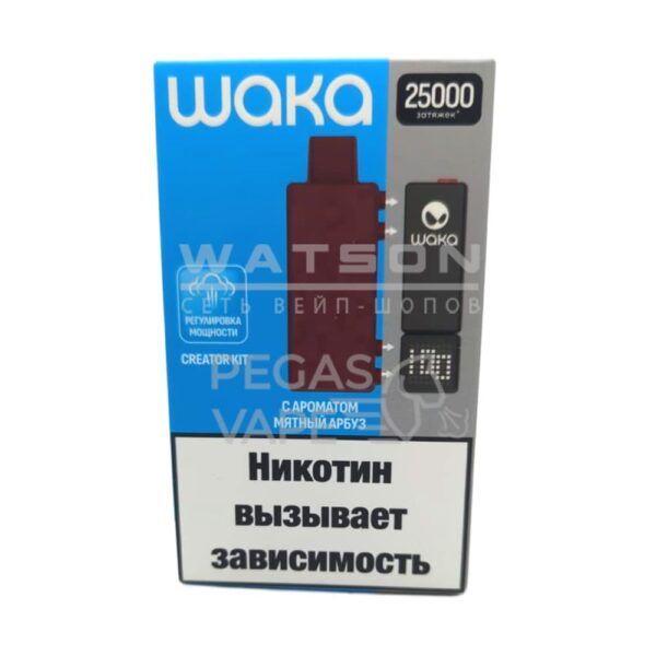 Pod-система Waka Creator KIT 25000 (Мятный арбуз) Pod-система Waka Creator KIT 25000 (Мятный арбуз)