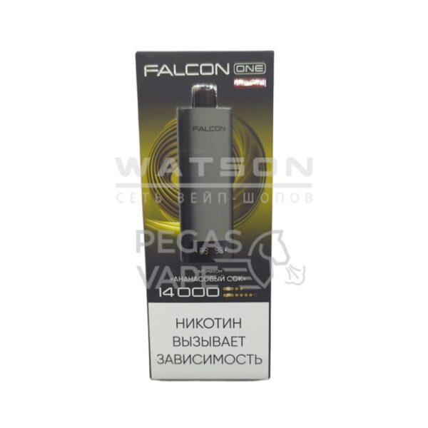 Электронная сигарета FALCON ONE 14000 (Ананасовый сок) Электронная сигарета FALCON ONE 14000 (Ананасовый сок)