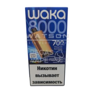 Электронная сигарета WAKA SLIM 8000 (Морс черная смородина ягоды)