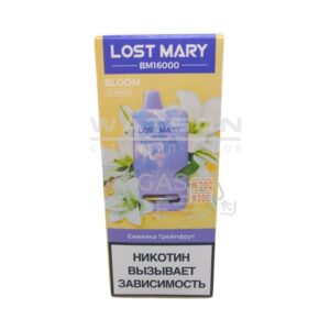 Электронная сигарета LOST MARY NEW BМ BLOOM 16000 (Ежевичный грейпфрут)